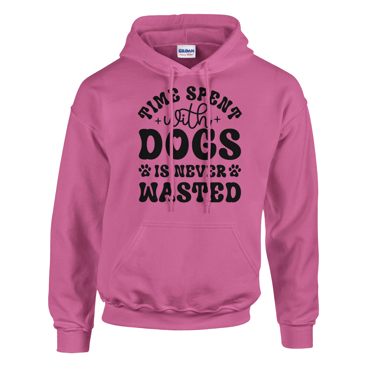 Time spent with dogs is never wasted Pullover Hoodie