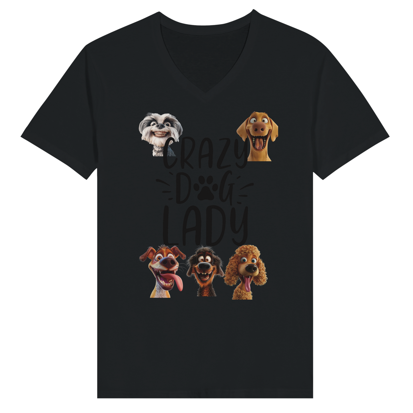 Crazy Dog Lady T-shirt