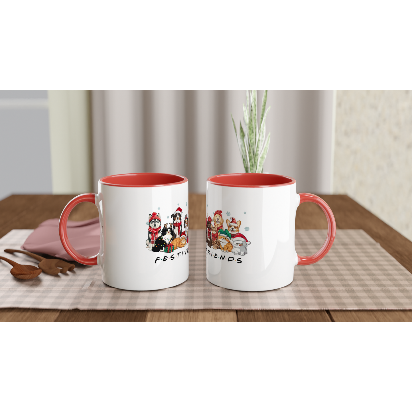 Festive Friends Ceramic Mug