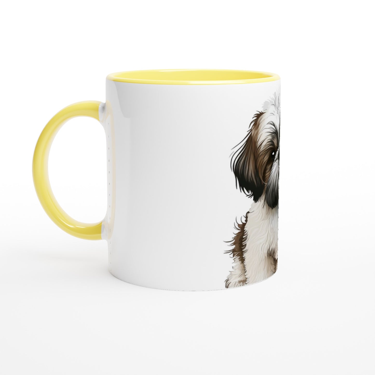 Your Pet's name and Pet Breed- (Customize)-11 oz Mug -Color Inside