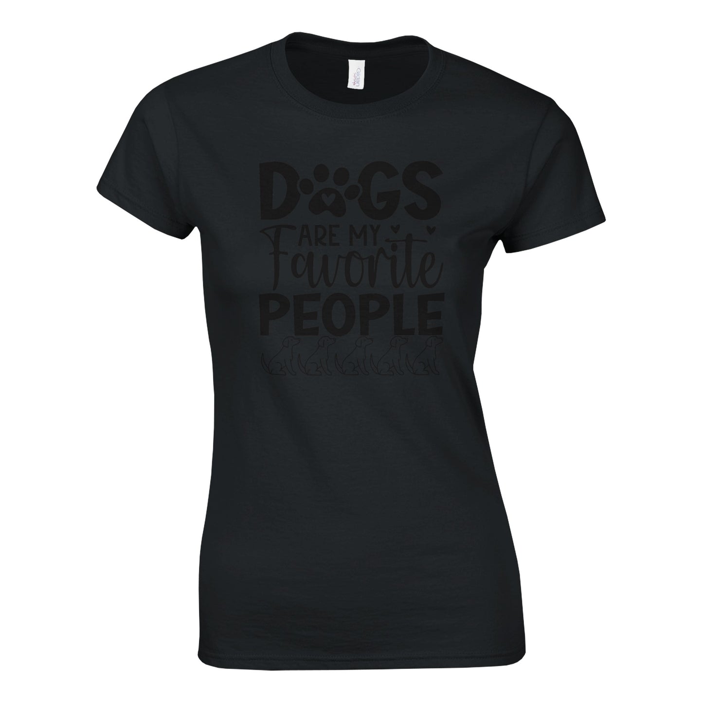 Dogs are my favorite people Crewneck T-Shirt