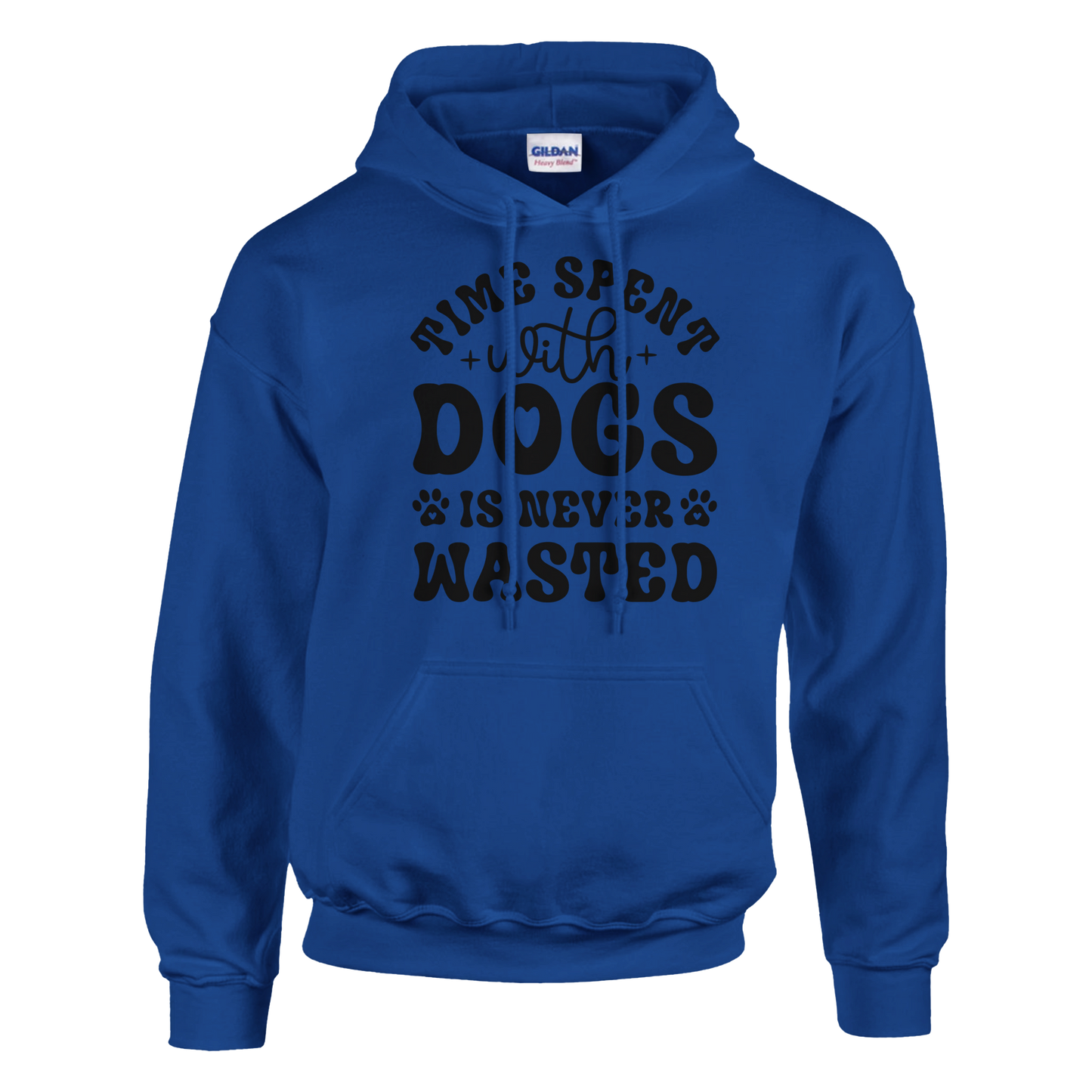Time spent with dogs is never wasted Pullover Hoodie