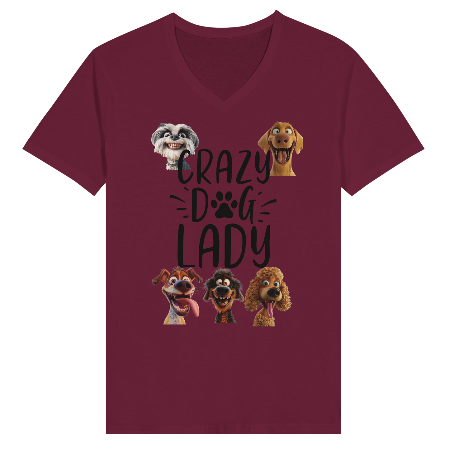 Crazy Dog Lady T-shirt