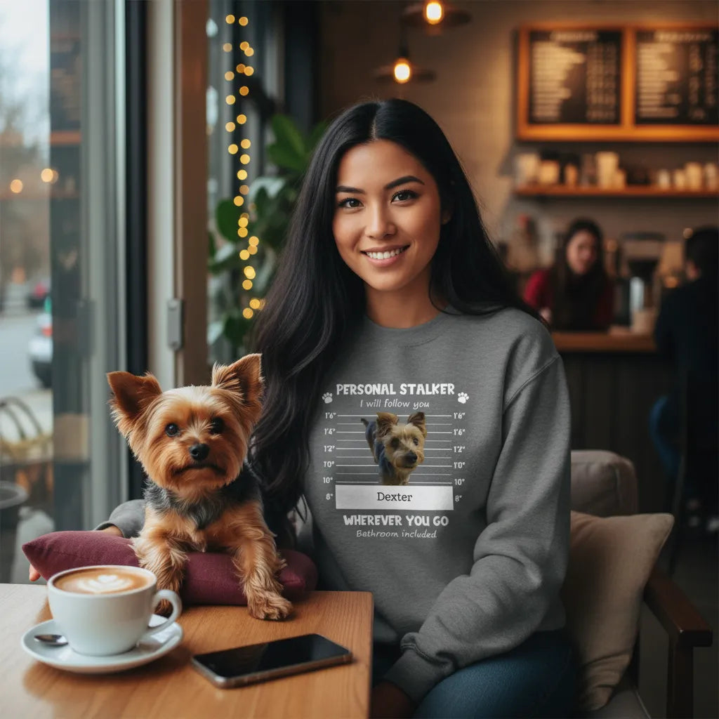 Custom Dog Mugshot Sweatshirt