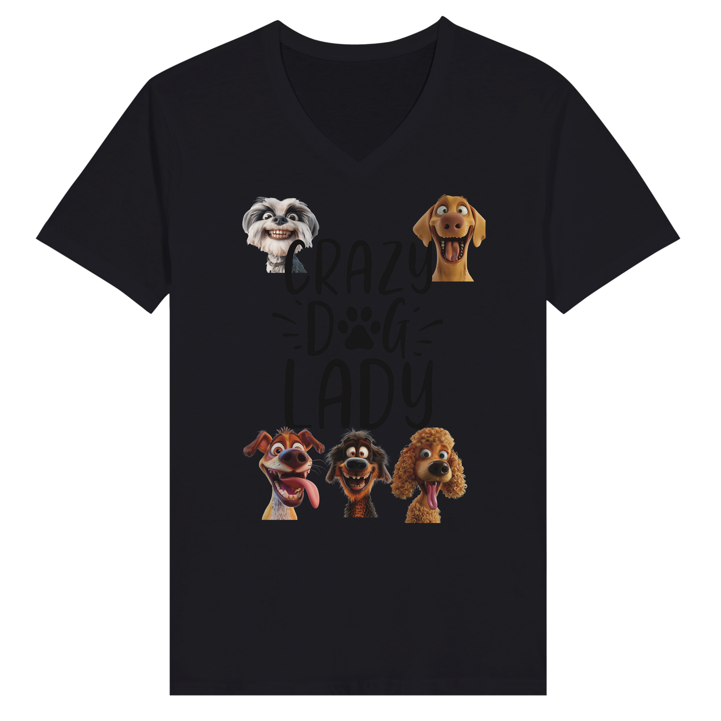 Crazy Dog Lady T-shirt