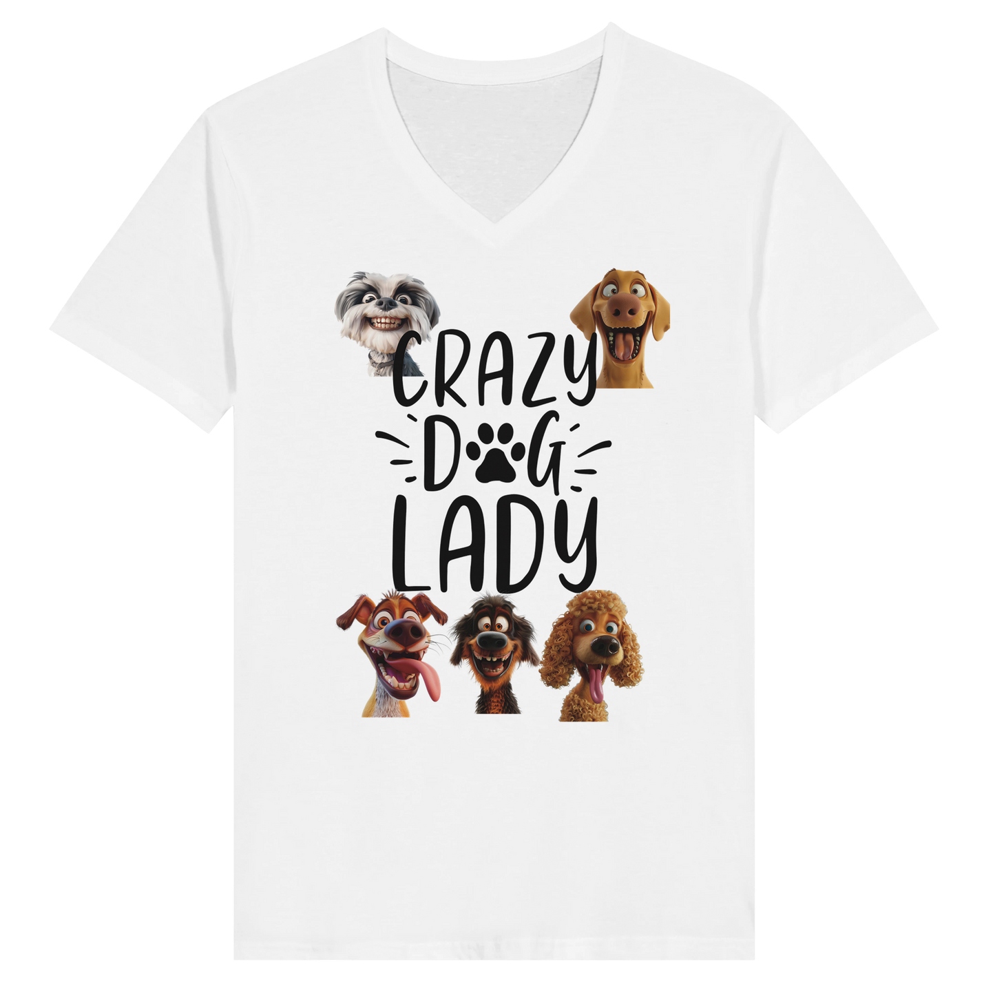 Crazy Dog Lady T-shirt