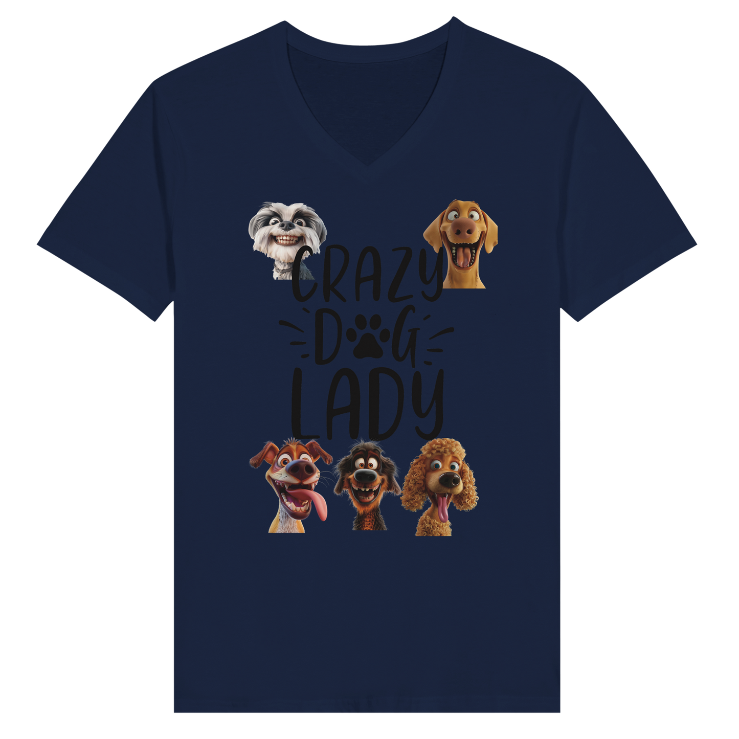 Crazy Dog Lady T-shirt