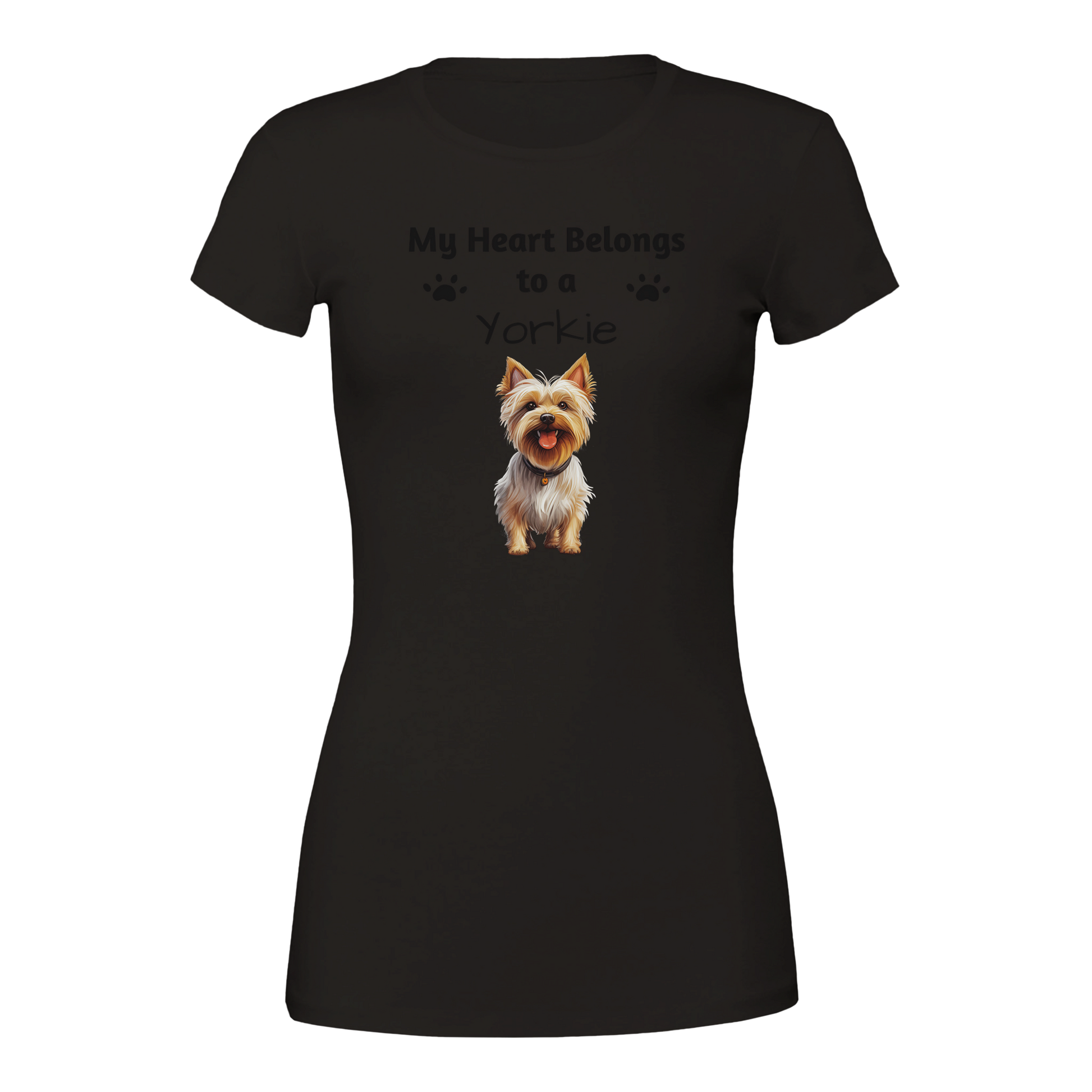My Heart Belongs to a [Dog Breed] Crewneck T-shirt | Customize