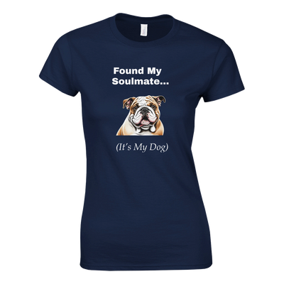 Found My Soulmate (It’s My Dog) Crewneck T-shirt | Customize secondary
