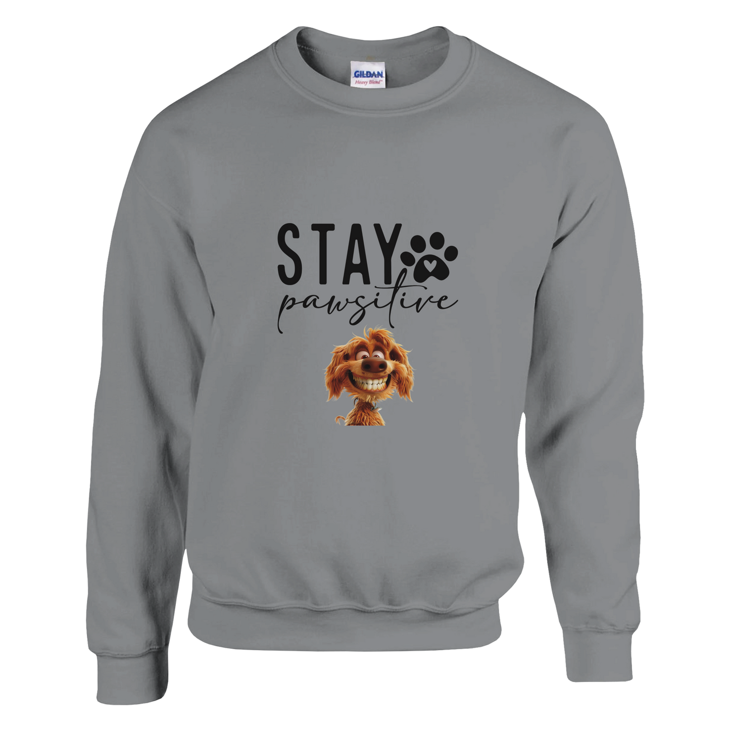 Stay Pawsitive Crewneck Sweatshirt
