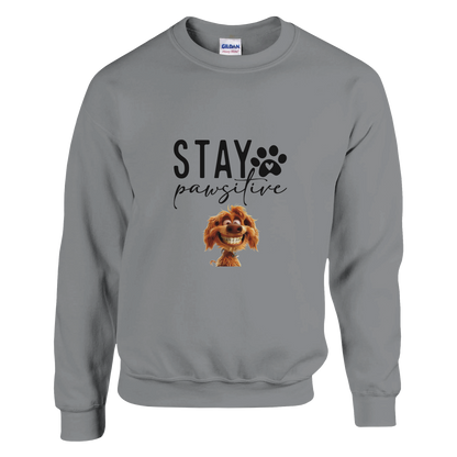 Stay Pawsitive Crewneck Sweatshirt
