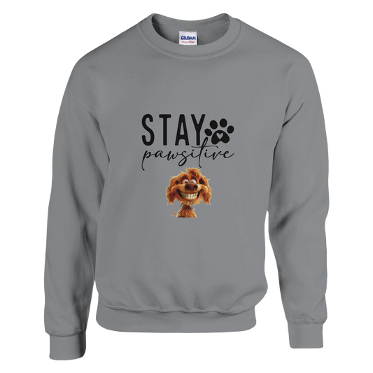 Stay Pawsitive Crewneck Sweatshirt