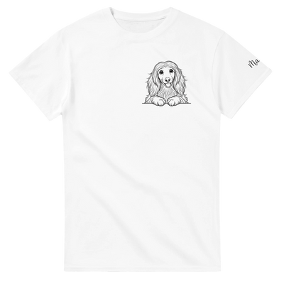 Customizable Dog Breed Crewneck T-Shirt – Personalized Pet Design