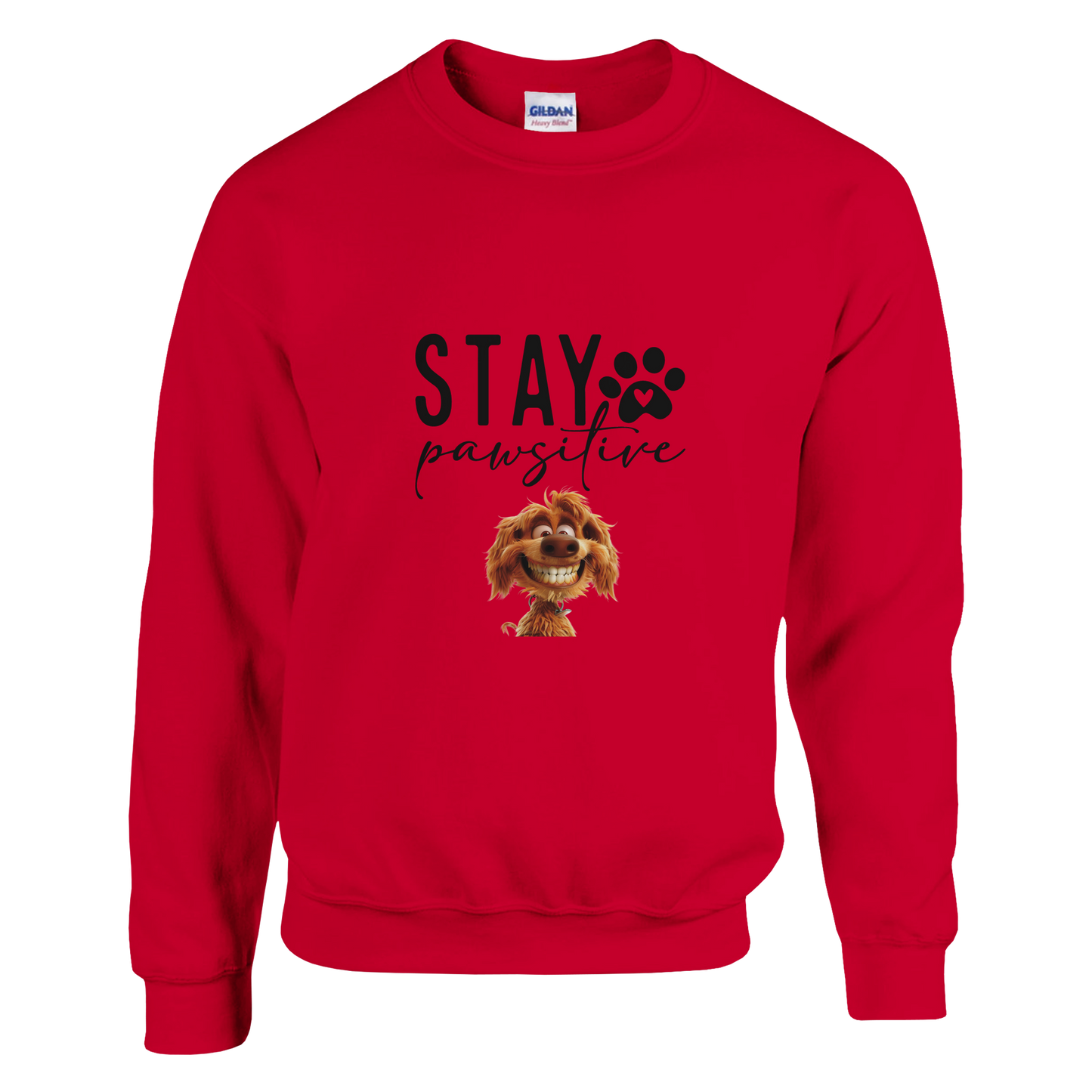 Stay Pawsitive Crewneck Sweatshirt