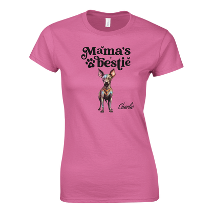 Mama's Bestie T-shirt | Customize