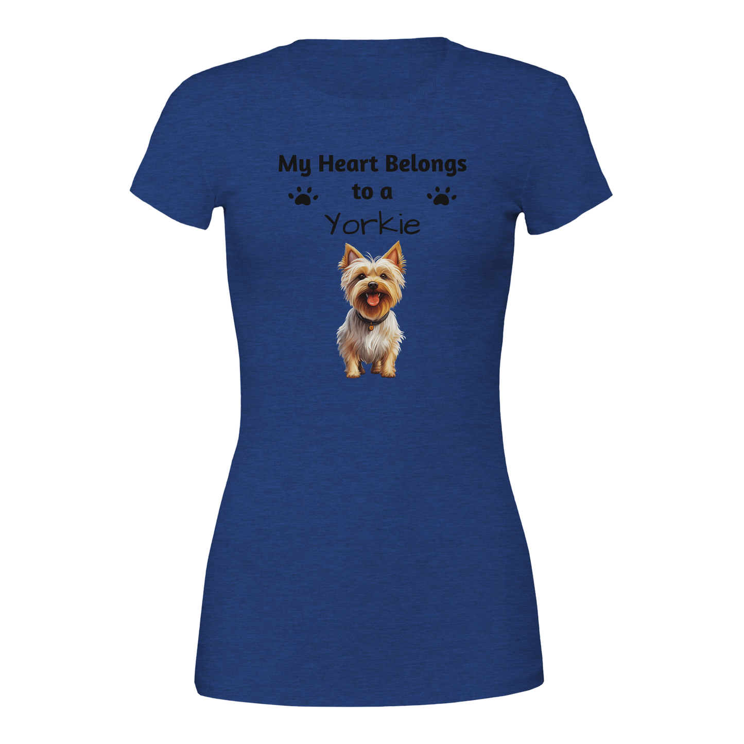 My Heart Belongs to a [Dog Breed] Crewneck T-shirt | Customize