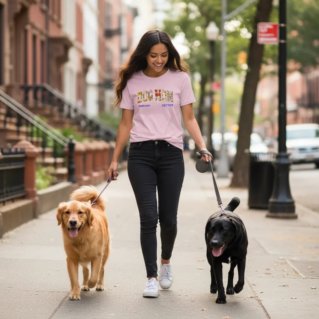 Dog Mom T-Shirt- Personalize with Dog's Name