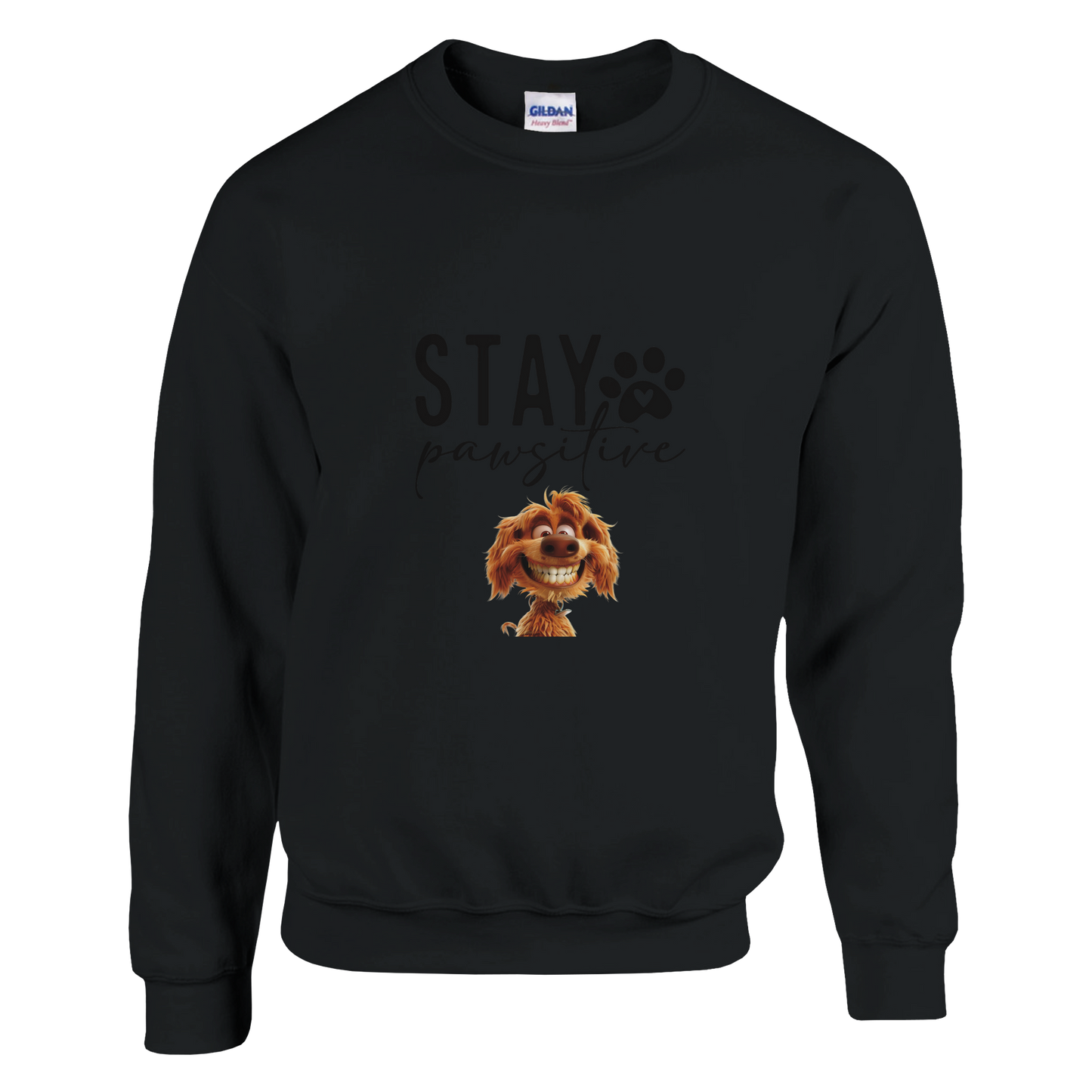 Stay Pawsitive Crewneck Sweatshirt