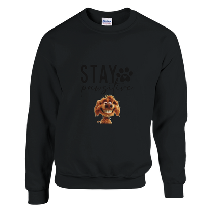 Stay Pawsitive Crewneck Sweatshirt