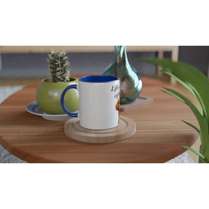 CUSTOM-11oz Ceramic Mug Ceramic Blue