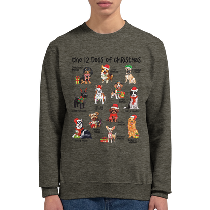 12 Dogs of Christmas Crewneck Sweatshirt