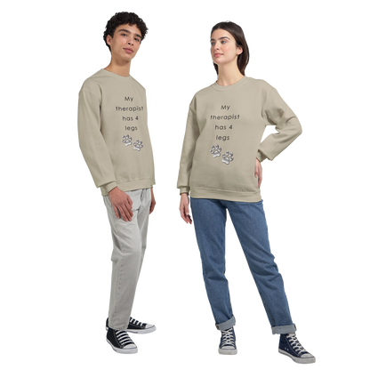 My Therapist has four legs Crewneck Sweatshirt | Customize