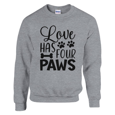 Love has 4 Paws Crewneck Sweatshirt secondary