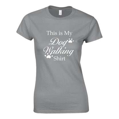 This is my Dog Walking Shirt- Crewneck T-shirt