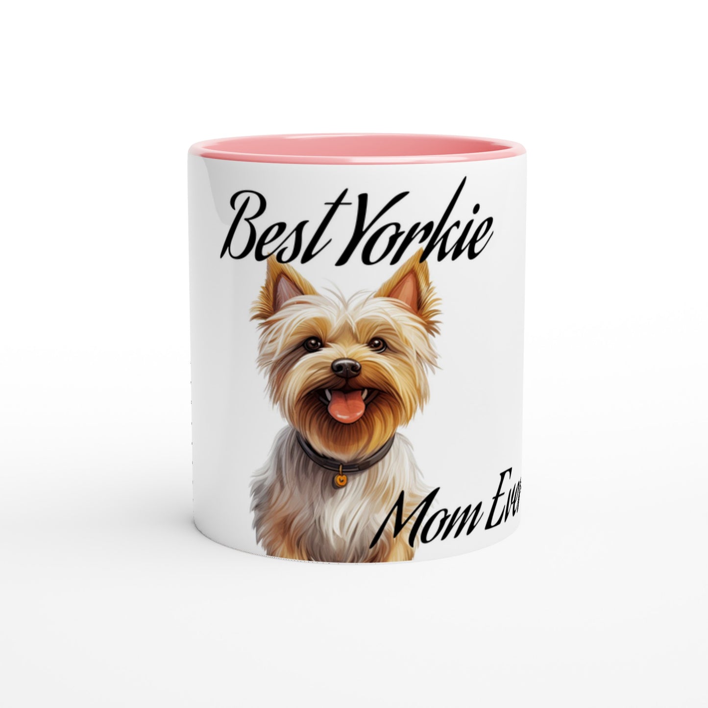 Best (dog breed) Mom Ever- (Customize)-11 oz Mug- Colored Rim