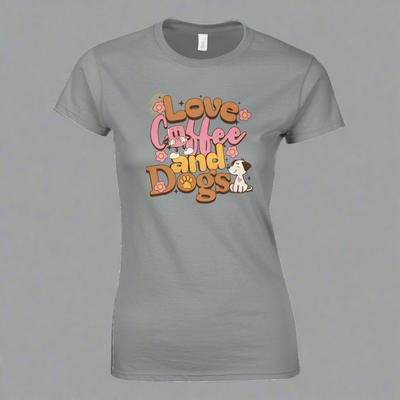 Love Coffee and Dogs Women's T-Shirt