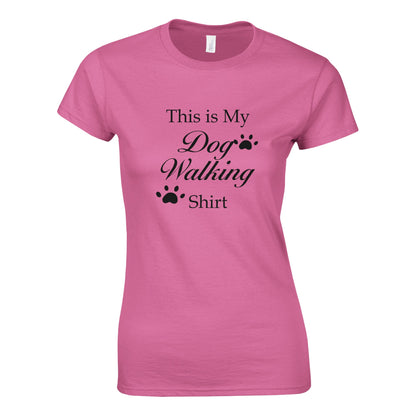 This is my Dog Walking Shirt- Crewneck T-shirt