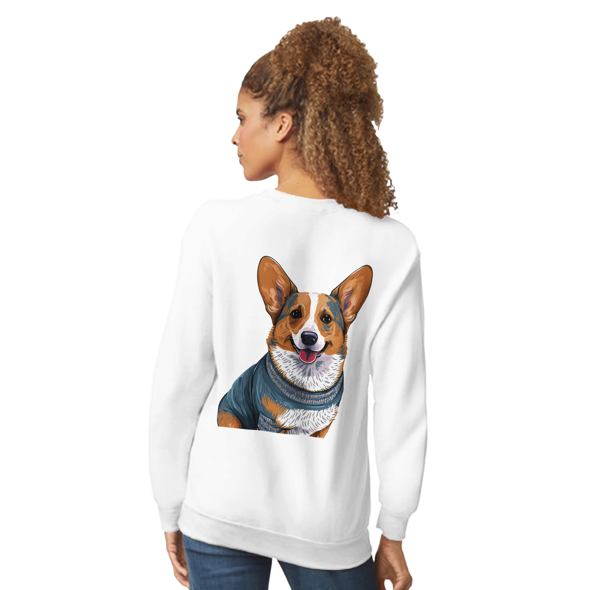 My Therapist has four legs Crewneck Sweatshirt | Customize