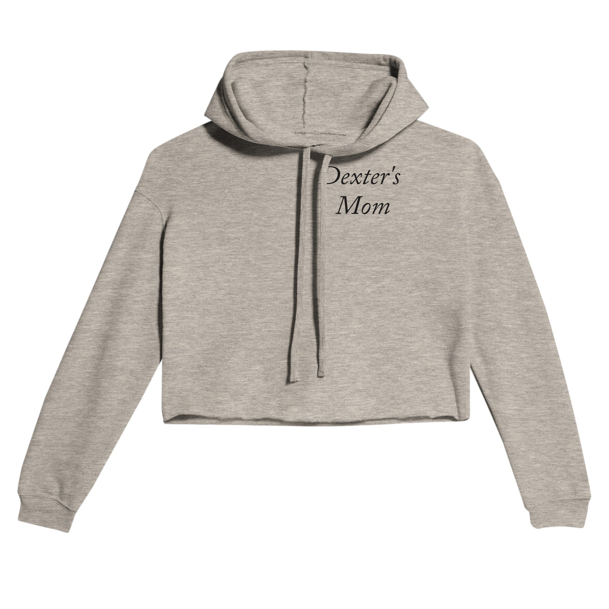 Dog Mom - Women's Cropped Hoodie- Customize