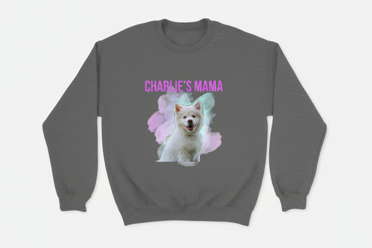 Personalized Dog Mom Watercolor Sweater