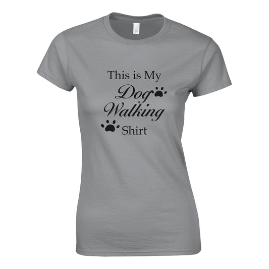 This is my Dog Walking Shirt- Crewneck T-shirt