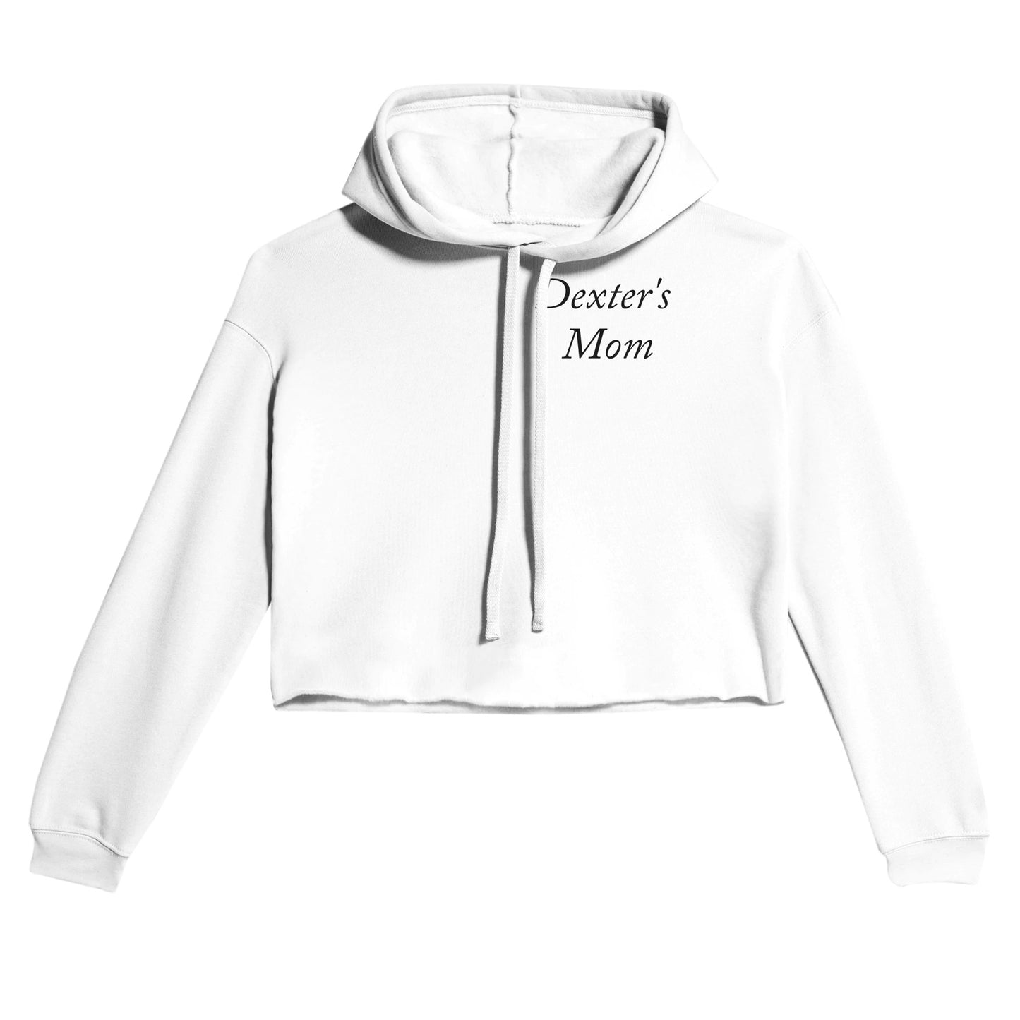Dog Mom - Women's Cropped Hoodie- Customize