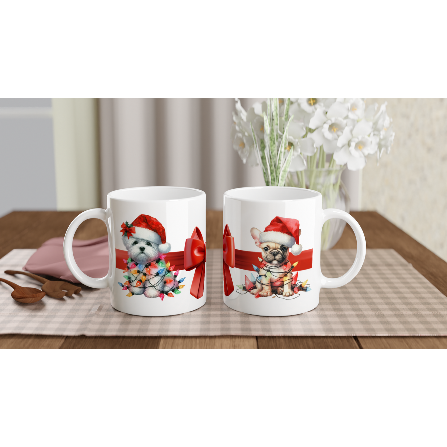 Puppy Love Holiday Mug (Customize)
