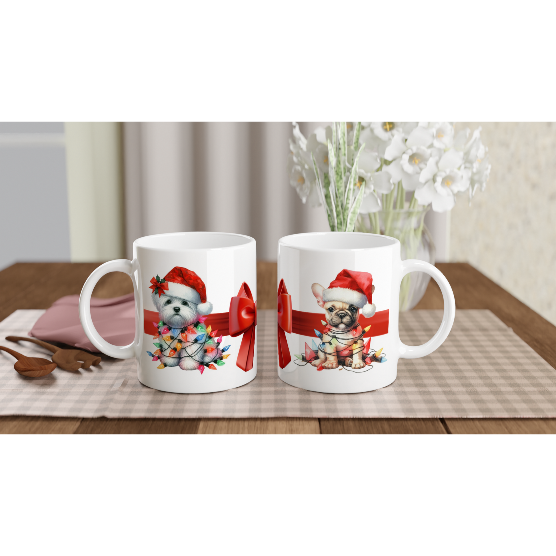 Puppy Love Holiday Mug (Customize)