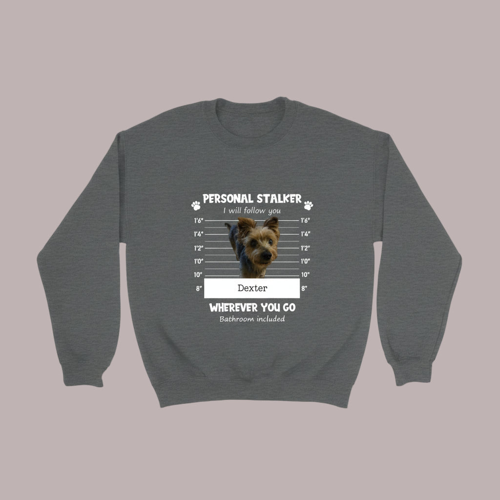 Custom Dog Mugshot Sweatshirt