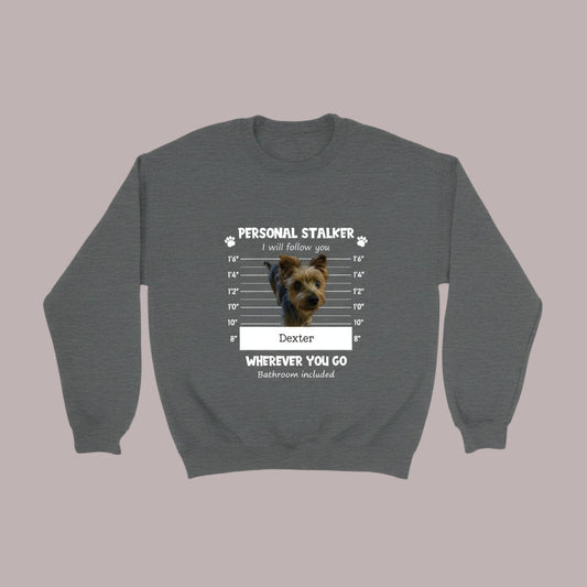 Custom Dog Mugshot Sweatshirt