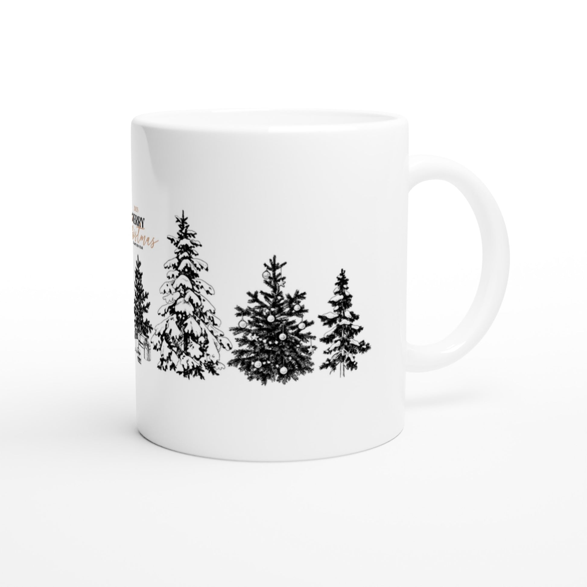 Merry Christmas and a Happy New year 2025 Ceramic Mug