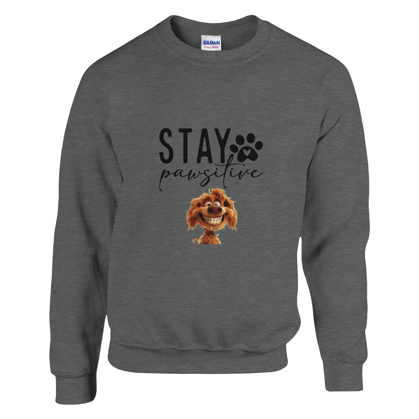 Stay Pawsitive Crewneck Sweatshirt