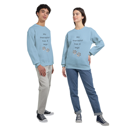 My Therapist has four legs Crewneck Sweatshirt | Customize