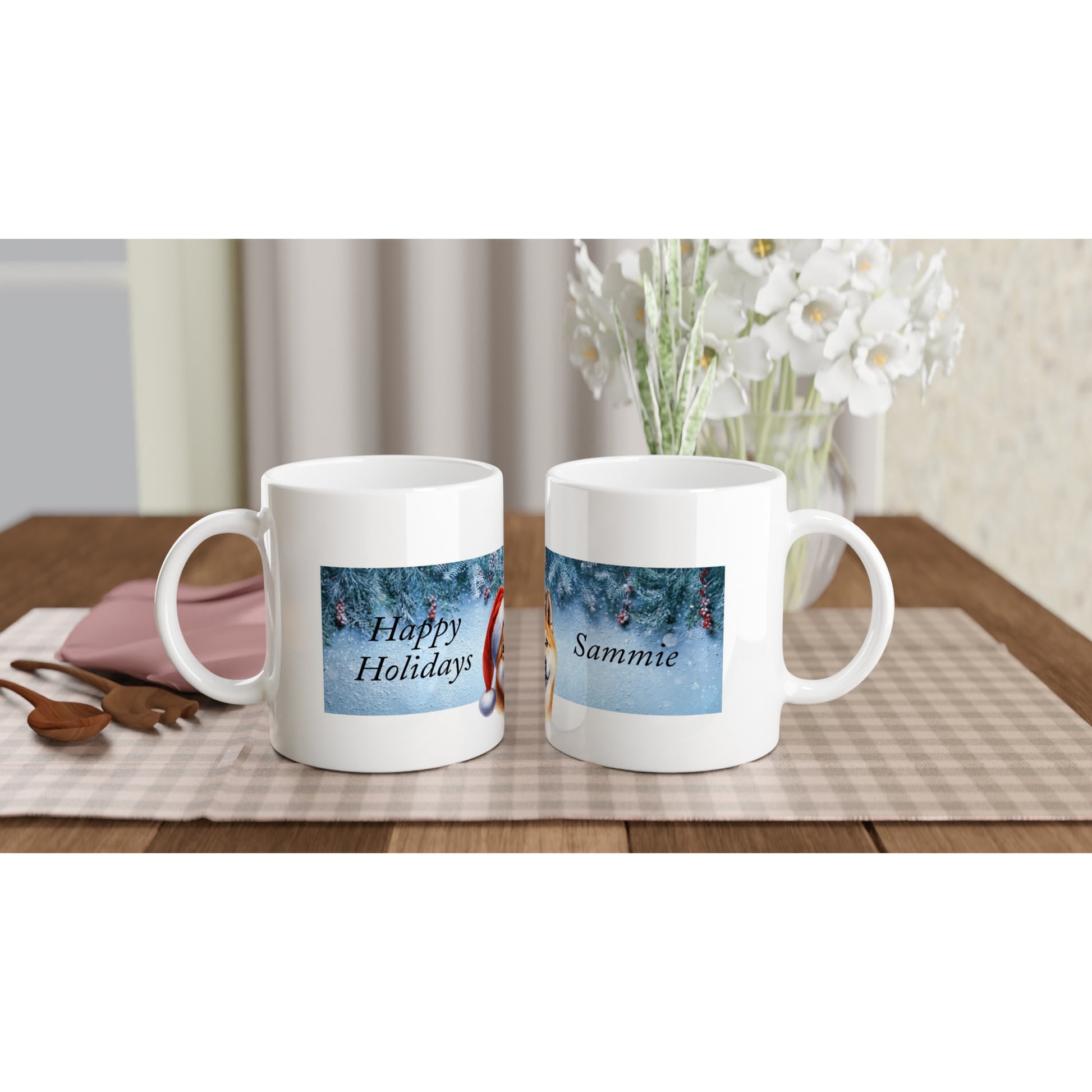 Happy Holidays Coffee Mug (Customize)