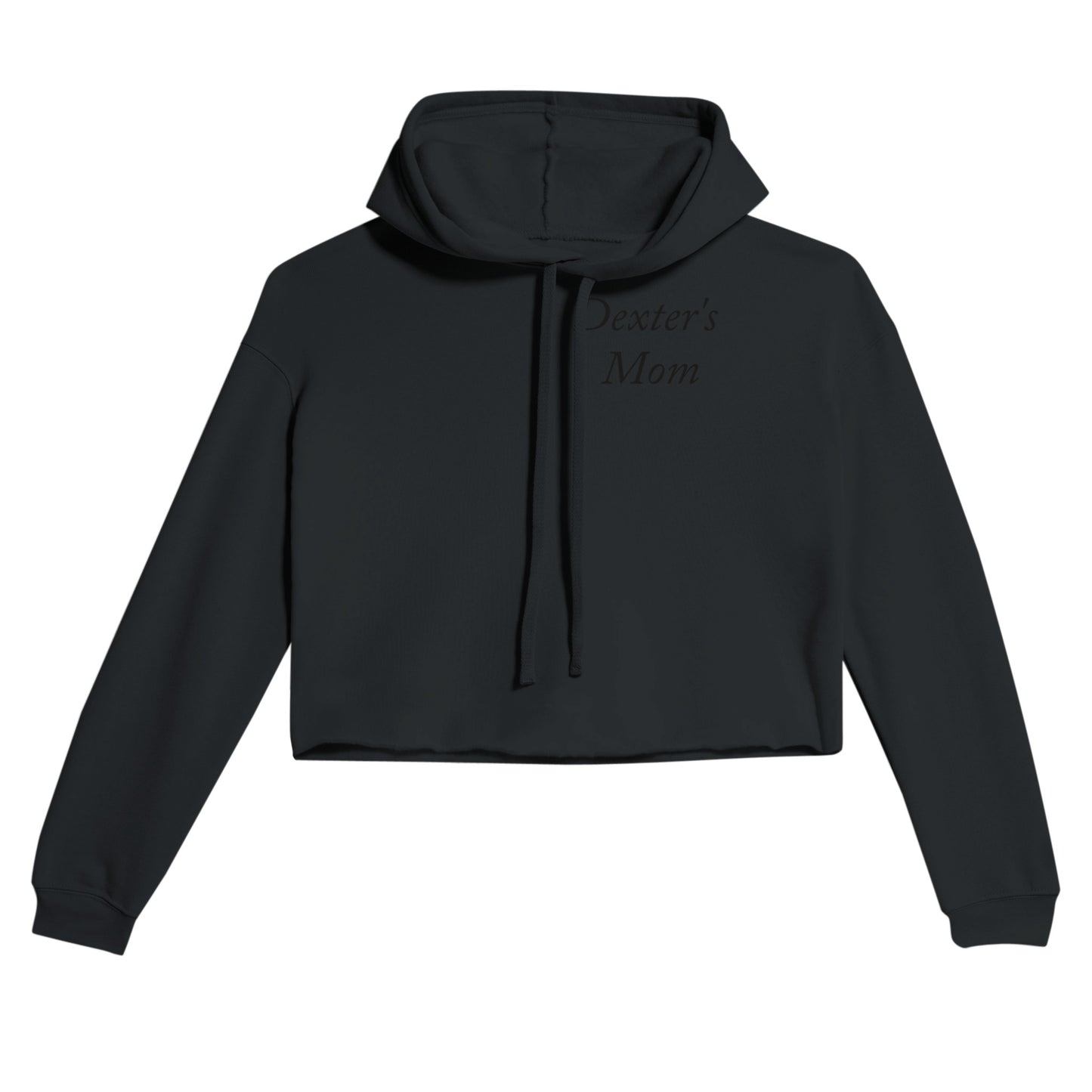 Dog Mom - Women's Cropped Hoodie- Customize