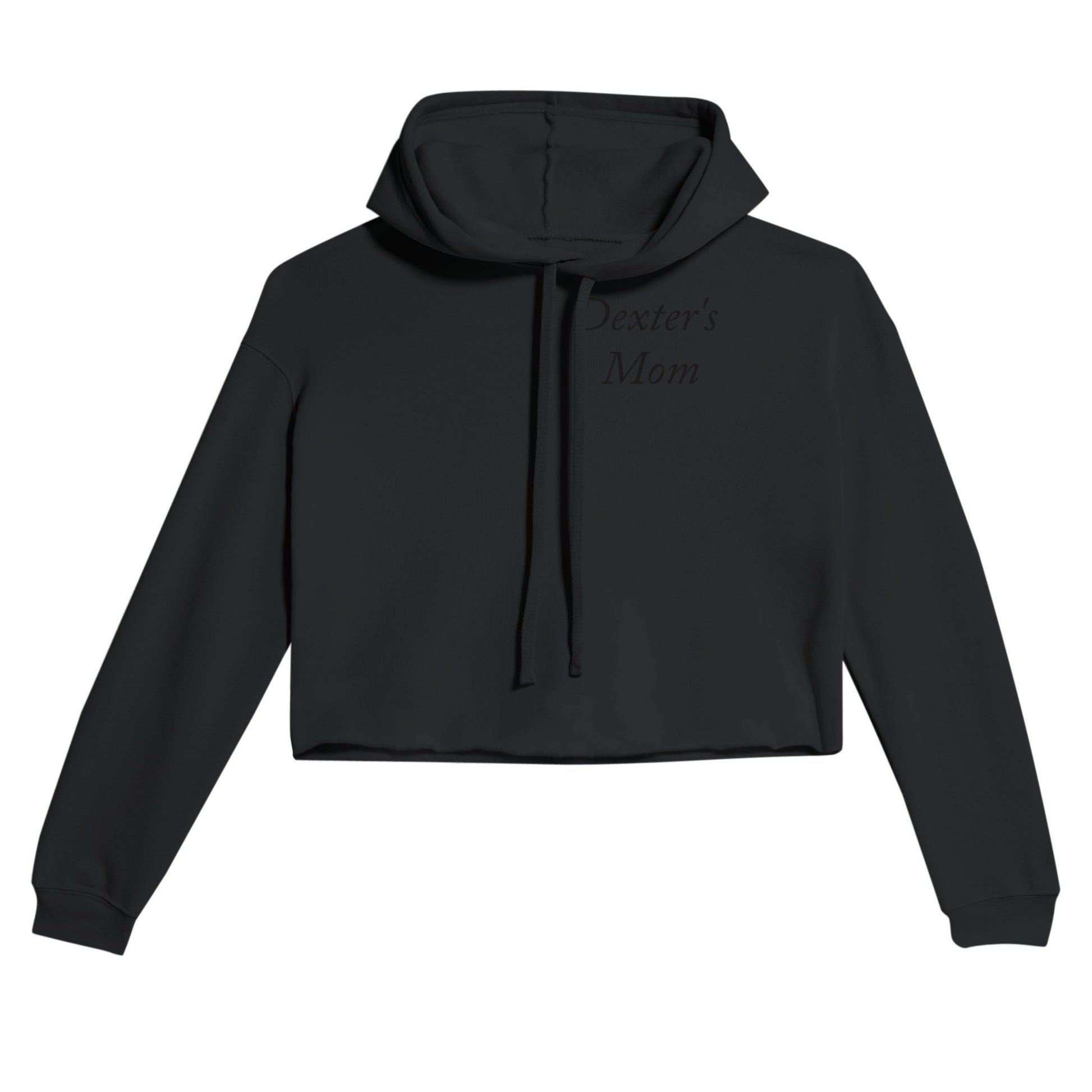 Dog Mom - Women's Cropped Hoodie- Customize