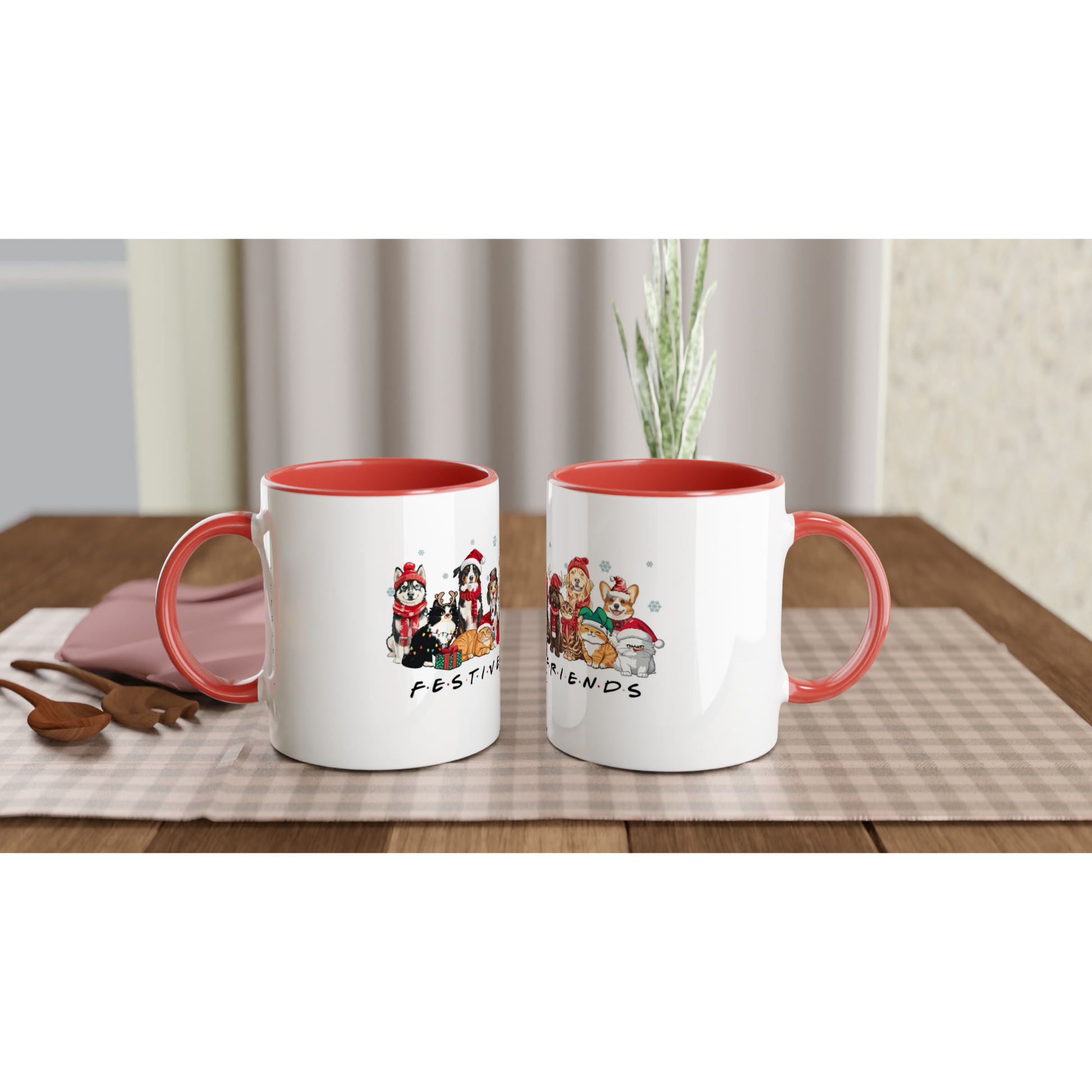Festive Friends Ceramic Mug