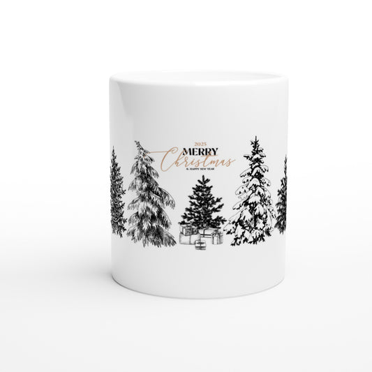 Merry Christmas and a Happy New year 2025 Ceramic Mug
