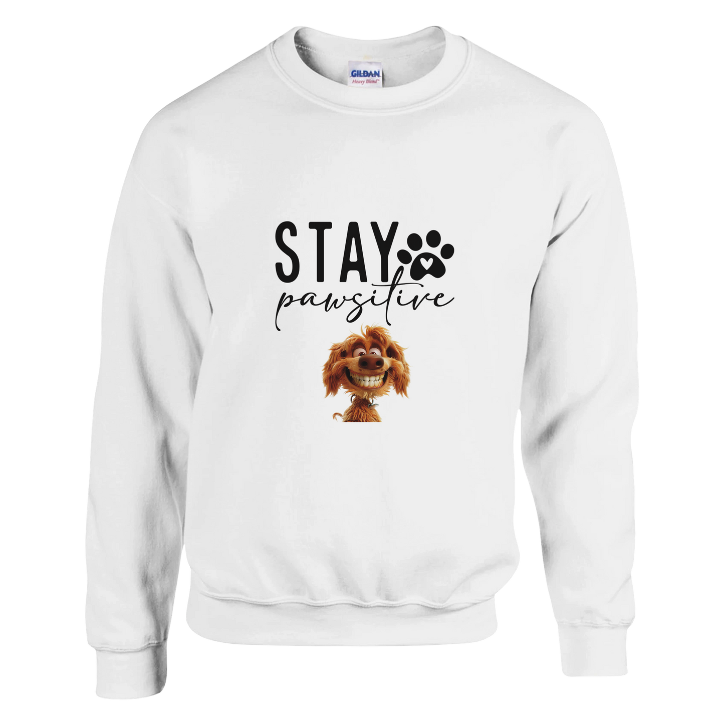 Stay Pawsitive Crewneck Sweatshirt