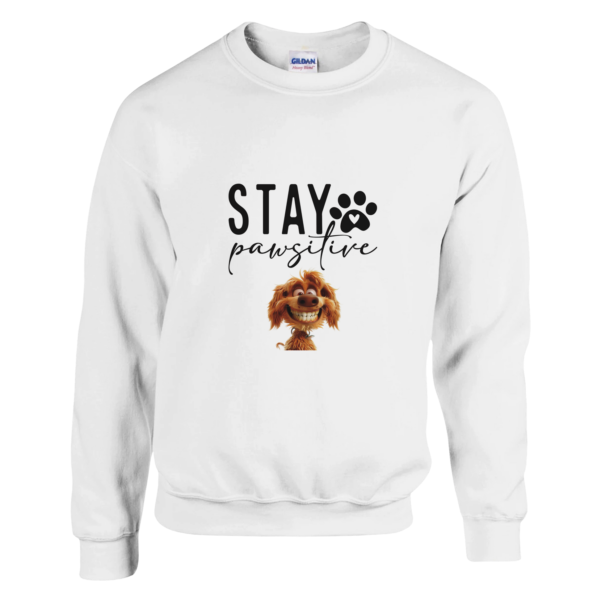 Stay Pawsitive Crewneck Sweatshirt
